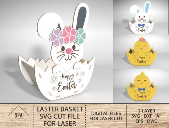 Download Happy Easter Basket Svg - Easter basket svg Collection