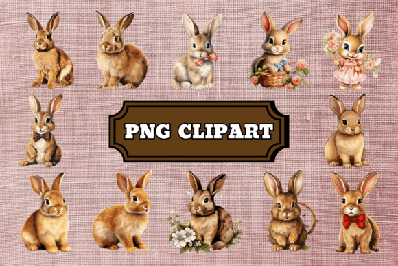 Download Watercolor Bunny Clipart - Watercolor bunny Collection
