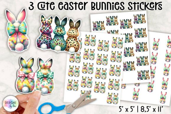 Download Cute Easter Bunny Stickers - Premium Resources
