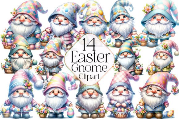 Download Cute Easter Gnome Sublimation Clipart - Easter gnome sublimation Collection
