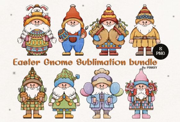 Download Easter Gnome Sublimation Bundle - Easter gnome sublimation Collection