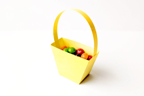 Download 3D Paper Easter Basket SVG + PDF - Premium Resources