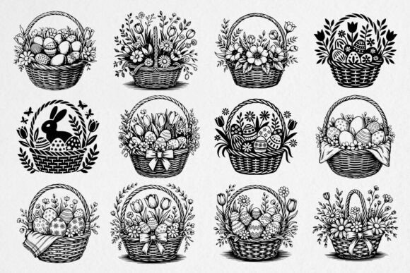 Download Easter Basket SVG Bundle - Premium Resources