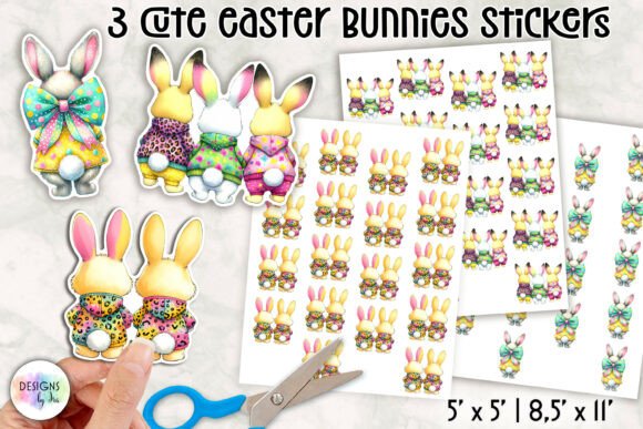 Download Cute Easter Bunny Stickers - Premium Resources